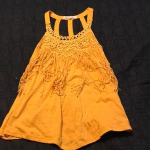 Orange tank top, size M, worn a few times